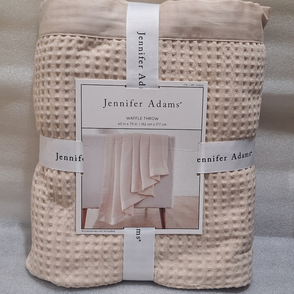 Jennifer Adams Waffle Throw